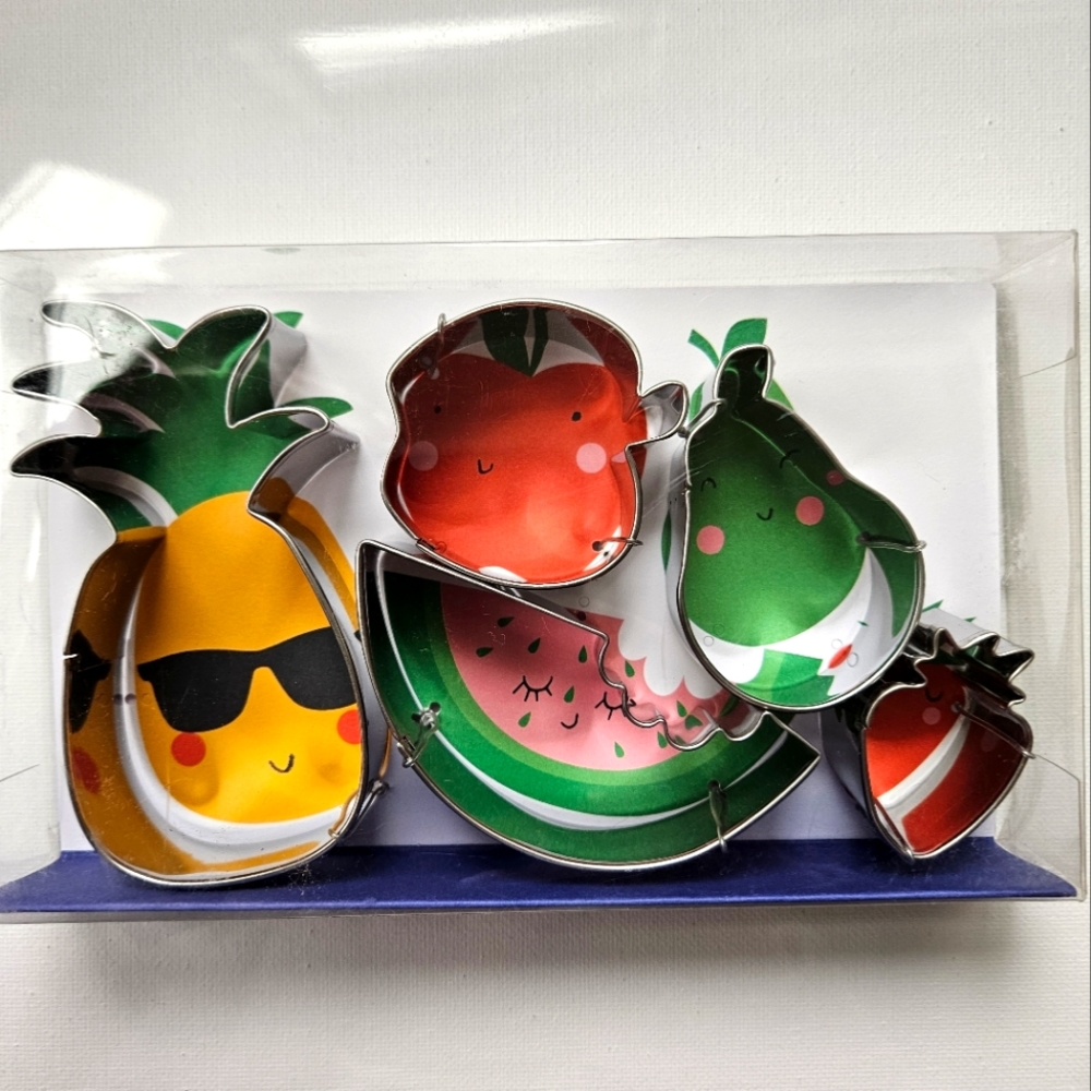 Fruit Cookie Cutter Set by Meri Meri NIB!